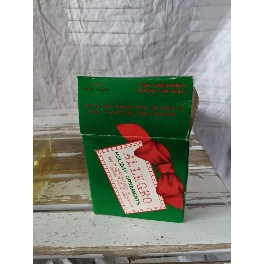 Allegro‎ Christmas bell wooden ornament Russ